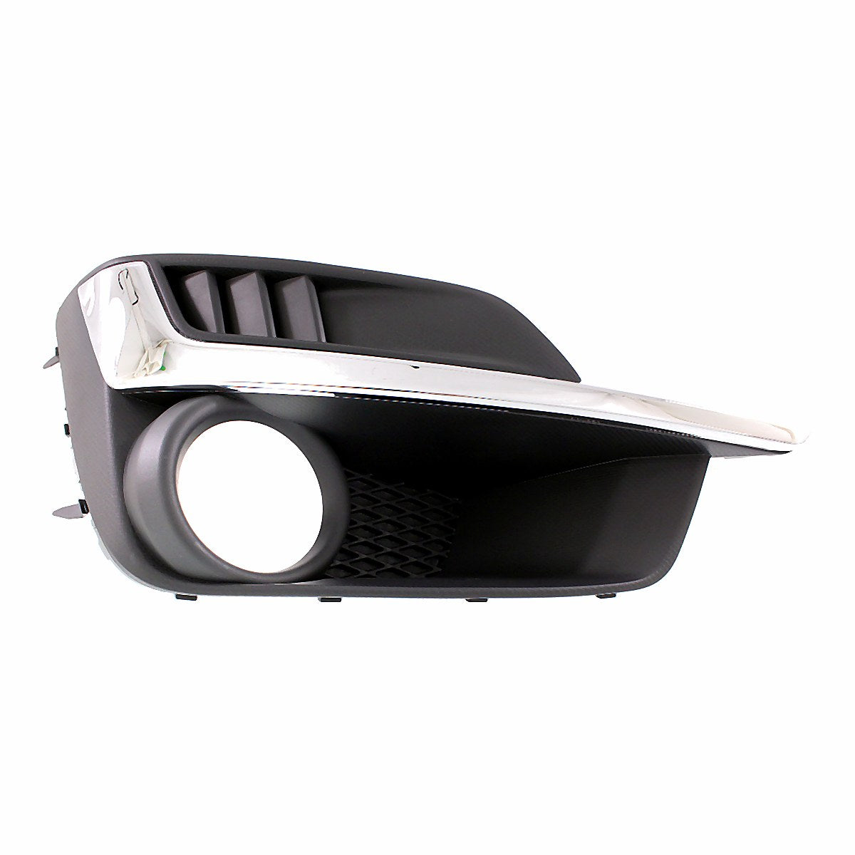2015-2016 Subaru Impreza Fog Light Bezel Front Passenger Side With Chrome Moulding – Front View (SU1039110)