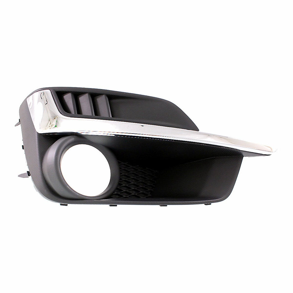 2015-2016 Subaru Impreza Fog Light Bezel Front Passenger Side With Chrome Moulding – Front View (SU1039110)