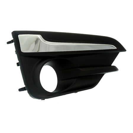 2017-2019 Subaru Impreza Fog Light Bezel Front Passenger Side With Chrome Moulding – Front View (SU1039113)