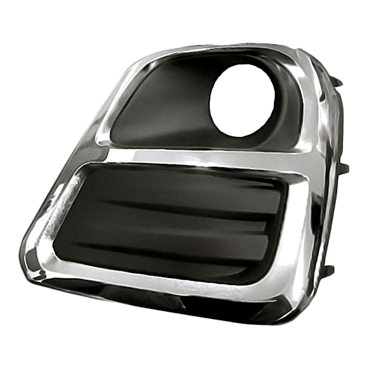 2019-2021 Subaru Forester Fog Light Bezel Front Passenger Side With Chrome Trim – Front View (SU1039122)