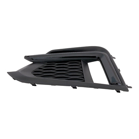 2017-2019 Subaru Impreza Fog Light Cover Passenger Side Textured Black With Gloss Black / Drl – Back View (SU1039129)
