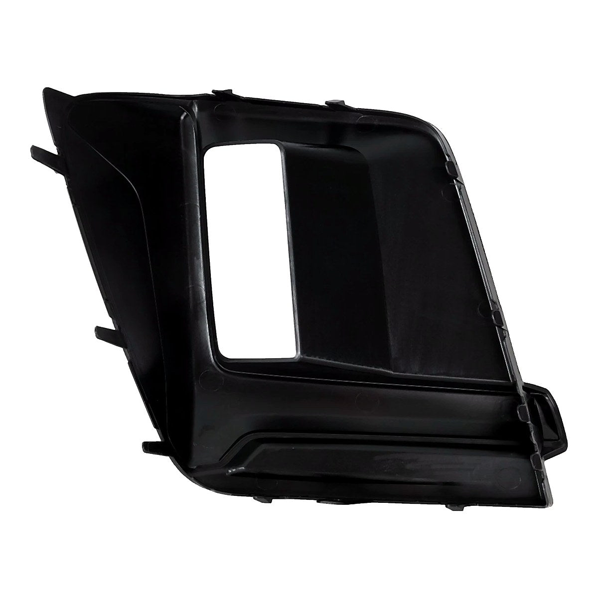2022-2024 Subaru Forester Fog Light Bezel Front Passenger Side Ptd Gloss Black Sprt Models With Vertical Led Fog Lights – Back View (SU1039130)