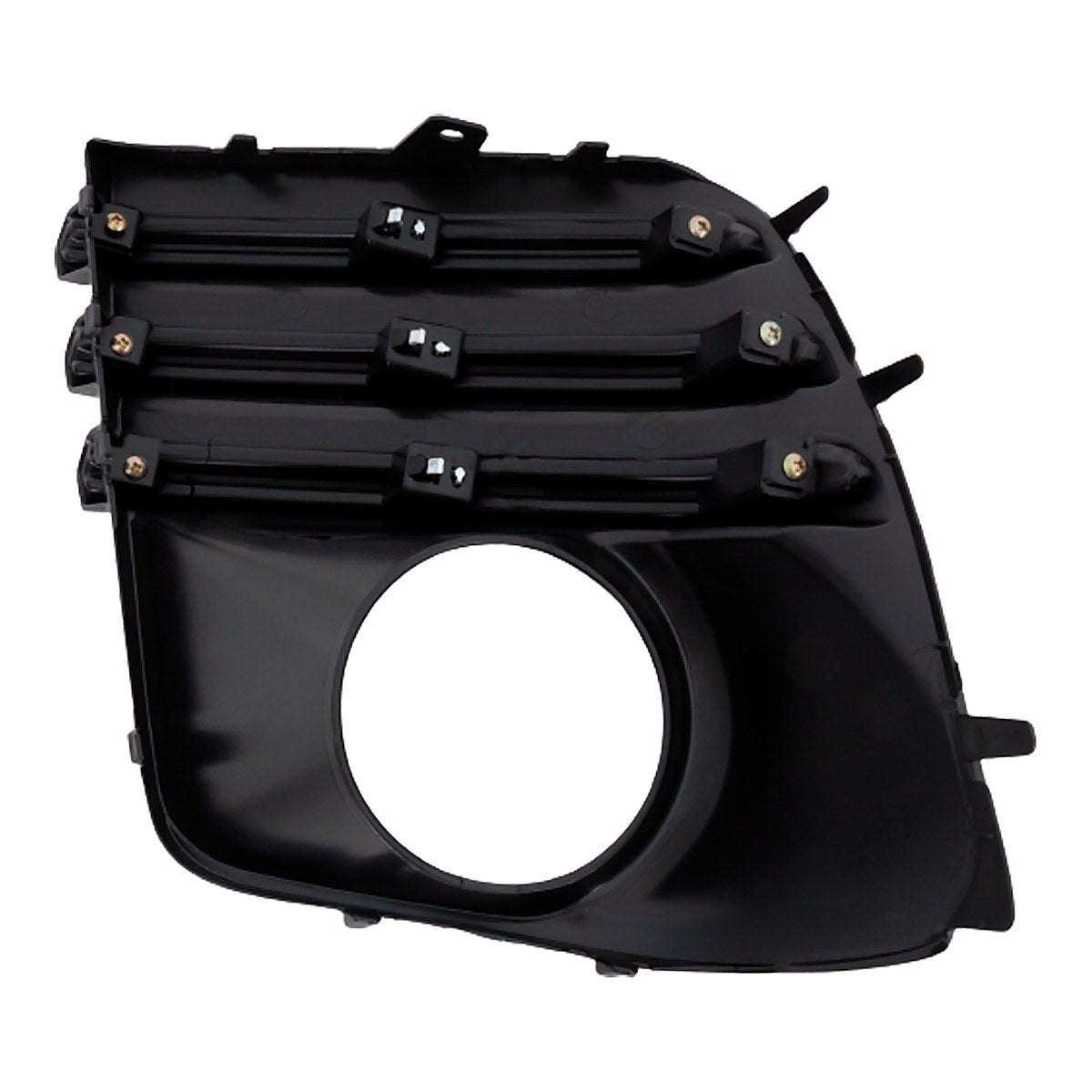 2022-2024 Subaru Forester Fog Light Bezel Front Passenger Side Black With Chrome /Round Halogen Fog Lights Exclude Wilderness/Sprt – Side View (SU1039132)