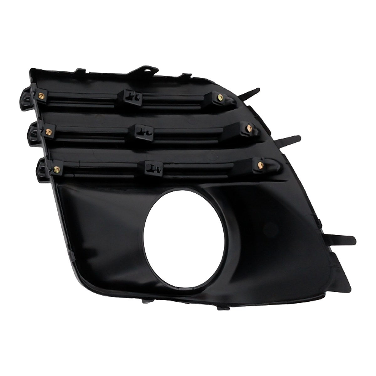 2022-2024 Subaru Forester Fog Light Bezel Front Passenger Side Black With Steel Gray / Round Halogen Fog Lights Exclude Wilderness/Sprt – Back View (SU1039133)