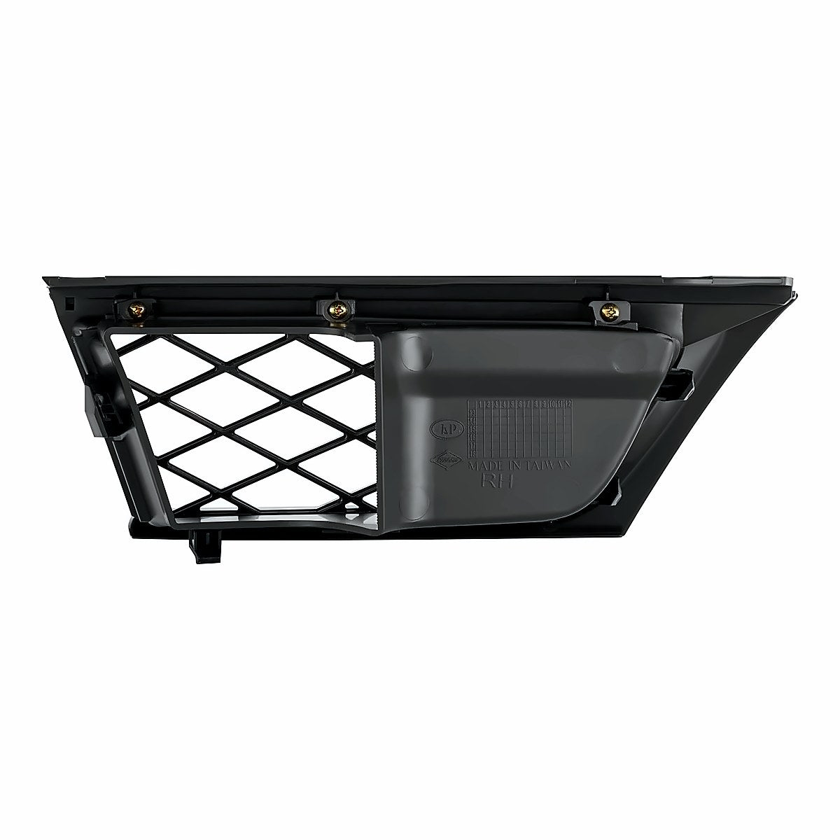 2006-2007 Subaru Impreza Grille Passenger Side Outer Matt-Black Expt Outback – Back View (SU1200134)