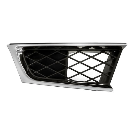 2006-2007 Subaru Impreza Grille Passenger Side Outer Matt-Black With Chrome Mldg (Impreza/Outback) – Front View (SU1200147)