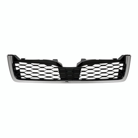 2014-2016 Subaru Forester Grille Matte Dark Gray With Chrome Mldg 2.0L Turbo (Bumper Mounted) – Front View (SU1200153)