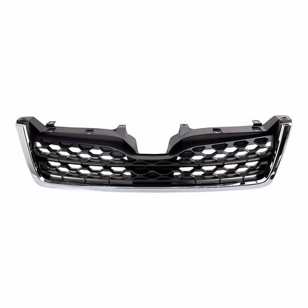 2014-2016 Subaru Forester Grille Matte Dark Gray With Chrome Mldg 2.5L (Bumper Mounted) – Front View (SU1200154)