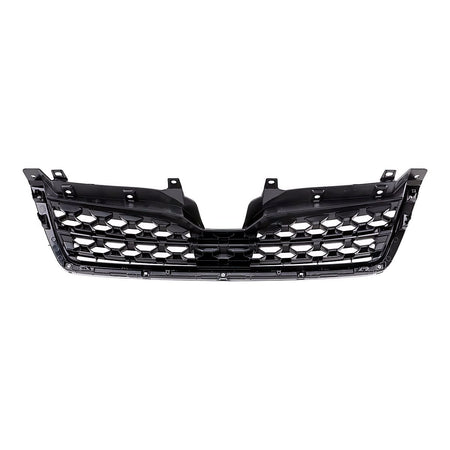 2014-2016 Subaru Forester Grille Matte Dark Gray With Chrome Mldg 2.5L (Bumper Mounted) – Back View (SU1200154)