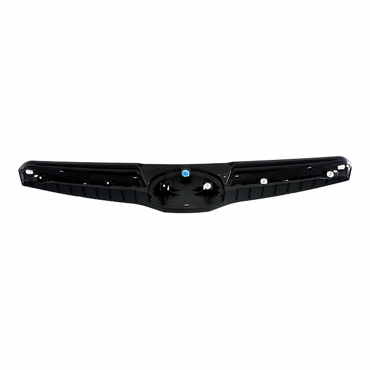 2014-2016 Subaru Forester Grille Upper Matte-Black With Chrome Mldg 2.5L (Hood Mounted) – Back View (SU1200155)