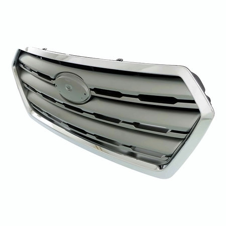 2015-2017 Subaru Outback Wagon Grille Painted Silver Gray With Chrome Moulding – Side View (SU1200159)