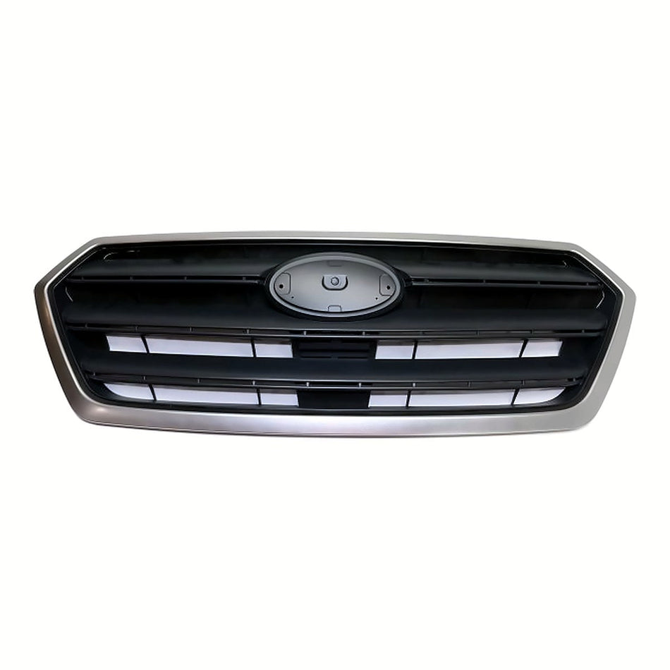 2015-2017 Subaru Legacy Grille Matte Dark Gray With Silver Gray Moulding – Front View (SU1200161)
