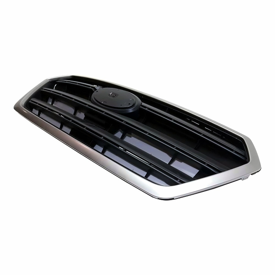 2015-2017 Subaru Legacy Grille Matte Dark Gray With Silver Gray Moulding – Side View (SU1200161)
