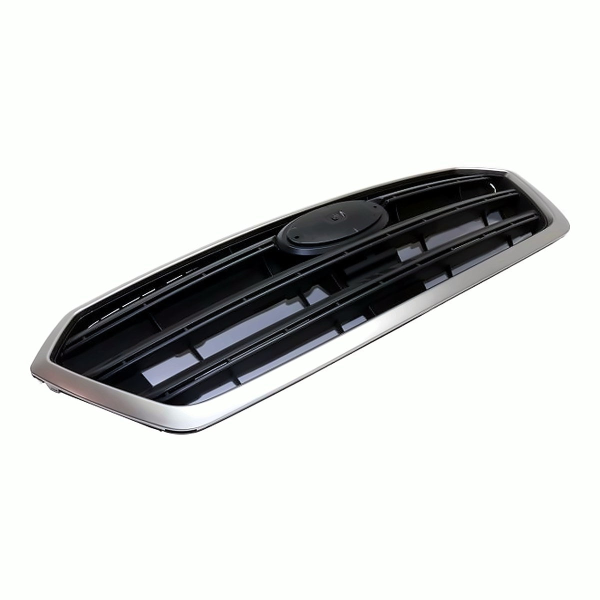 2015-2017 Subaru Legacy Grille Matte Dark Gray With Silver Gray Moulding – Side View (SU1200161)