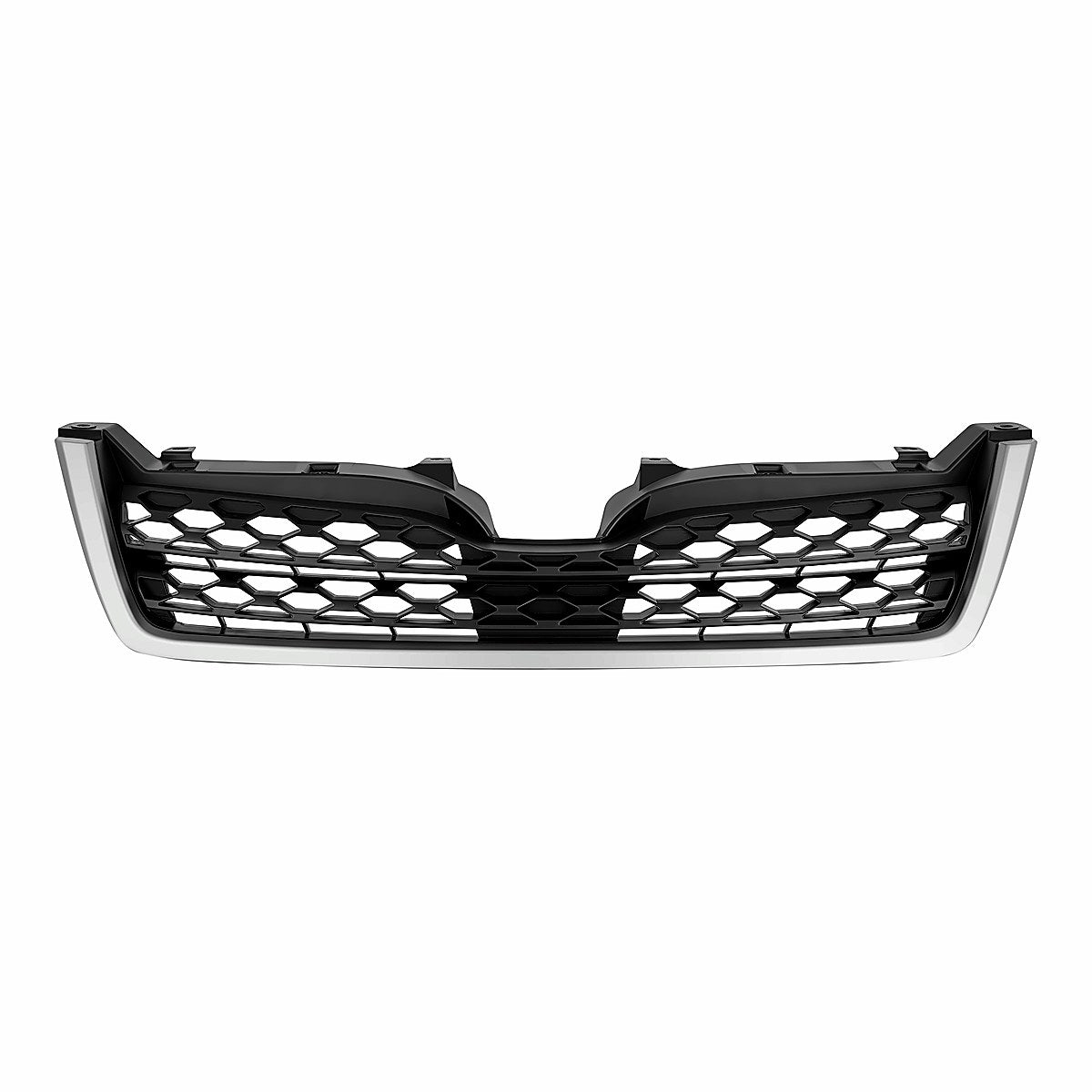 2014-2016 Subaru Forester Grille 2.5L Matte Dark Gray With Painted Gray Moulding – Front View (SU1200167)