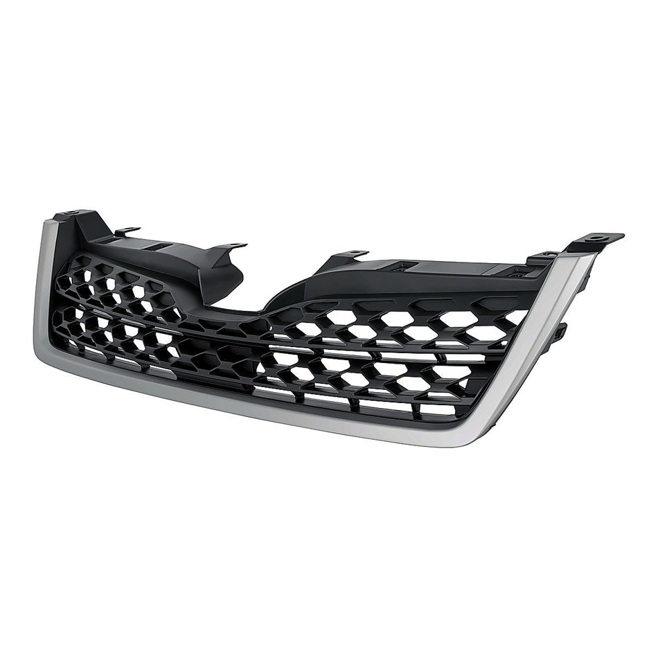 2014-2016 Subaru Forester Grille 2.5L Matte Dark Gray With Painted Gray Moulding – Side View (SU1200167)
