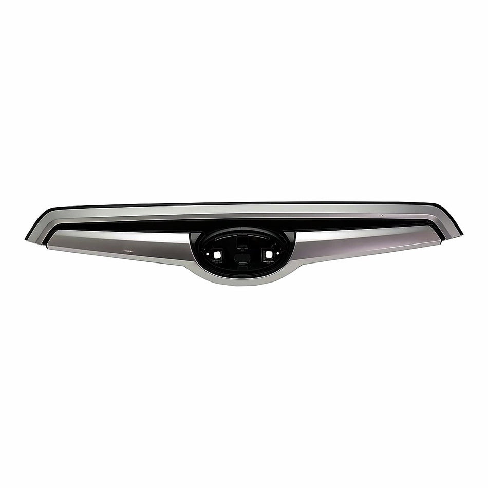 2019-2021 Subaru Forester Grille Upper (Hood Mounted) Primed Shiny Silver Base/Convenience/Premium Model – Front View (SU1200175)