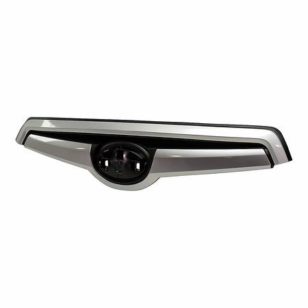 2019-2021 Subaru Forester Grille Upper (Hood Mounted) Primed Shiny Silver Base/Convenience/Premium Model – Side View (SU1200175)