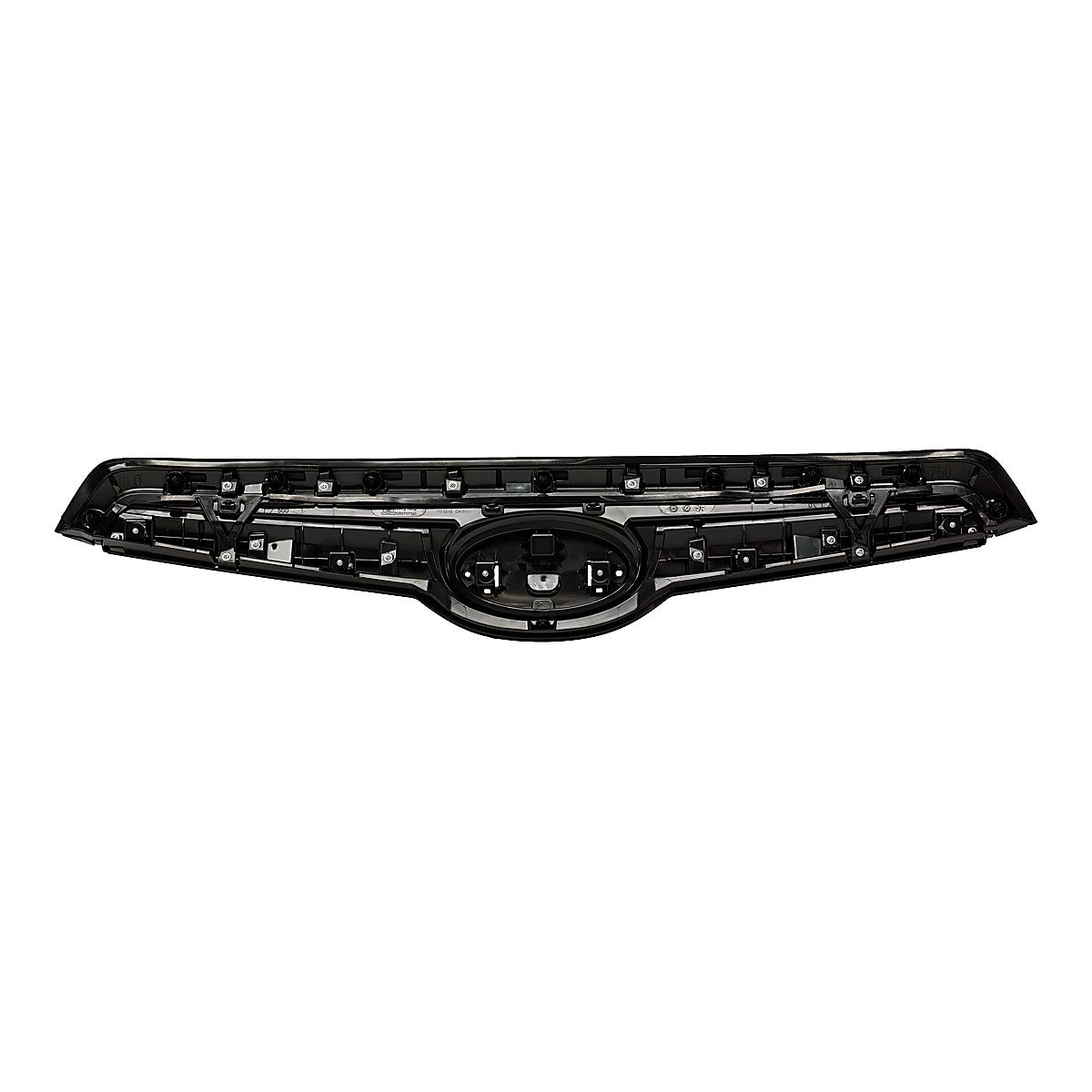 2019-2021 Subaru Forester Grille Upper (Hood Mounted) Primed Gloss Black Sport Model – Back View (SU1200177)
