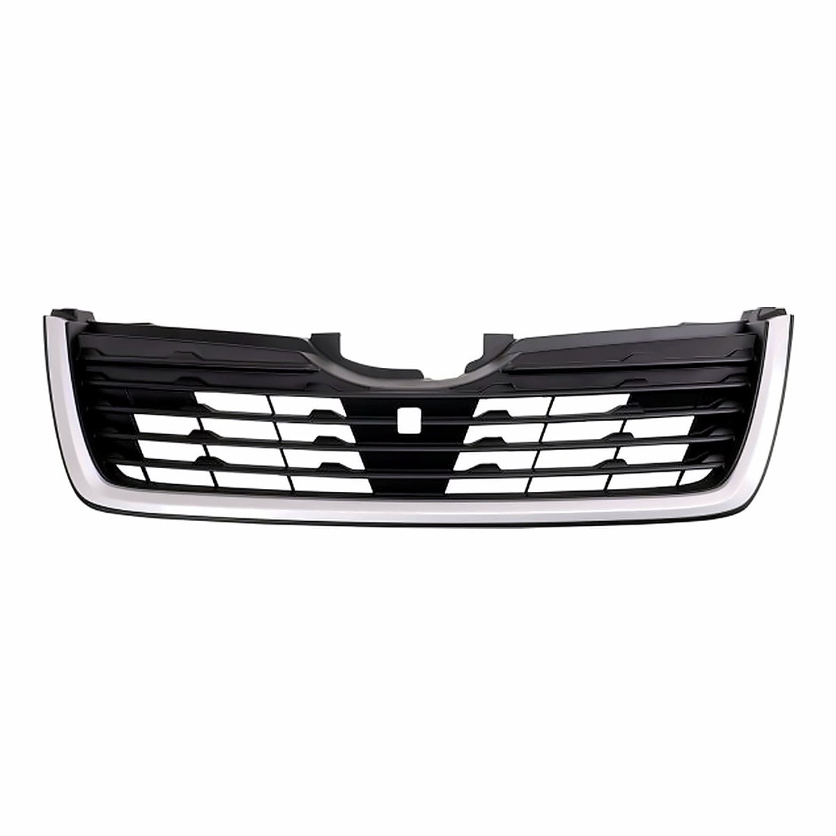 2019-2021 Subaru Forester Grille Matte Black With Silver Moulding Base/Premium Model – Front View (SU1200187)