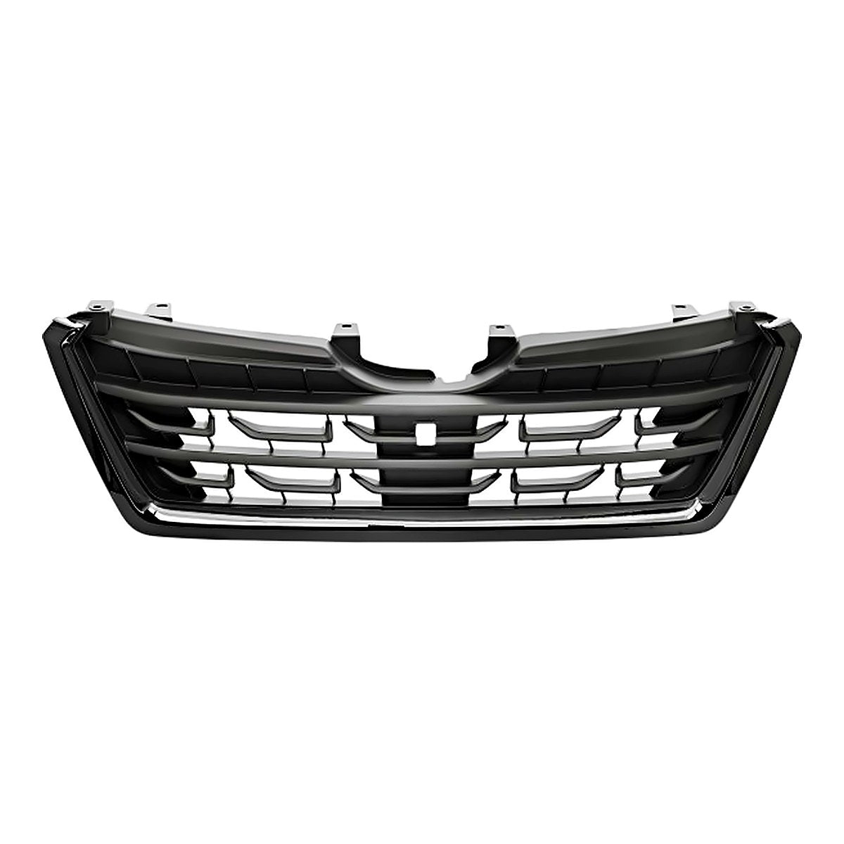 2022-2024 Subaru Forester Grille Front Lower Textured Black With Gloss Black Frontame Exclude Wilderness – Front View (SU1200202)