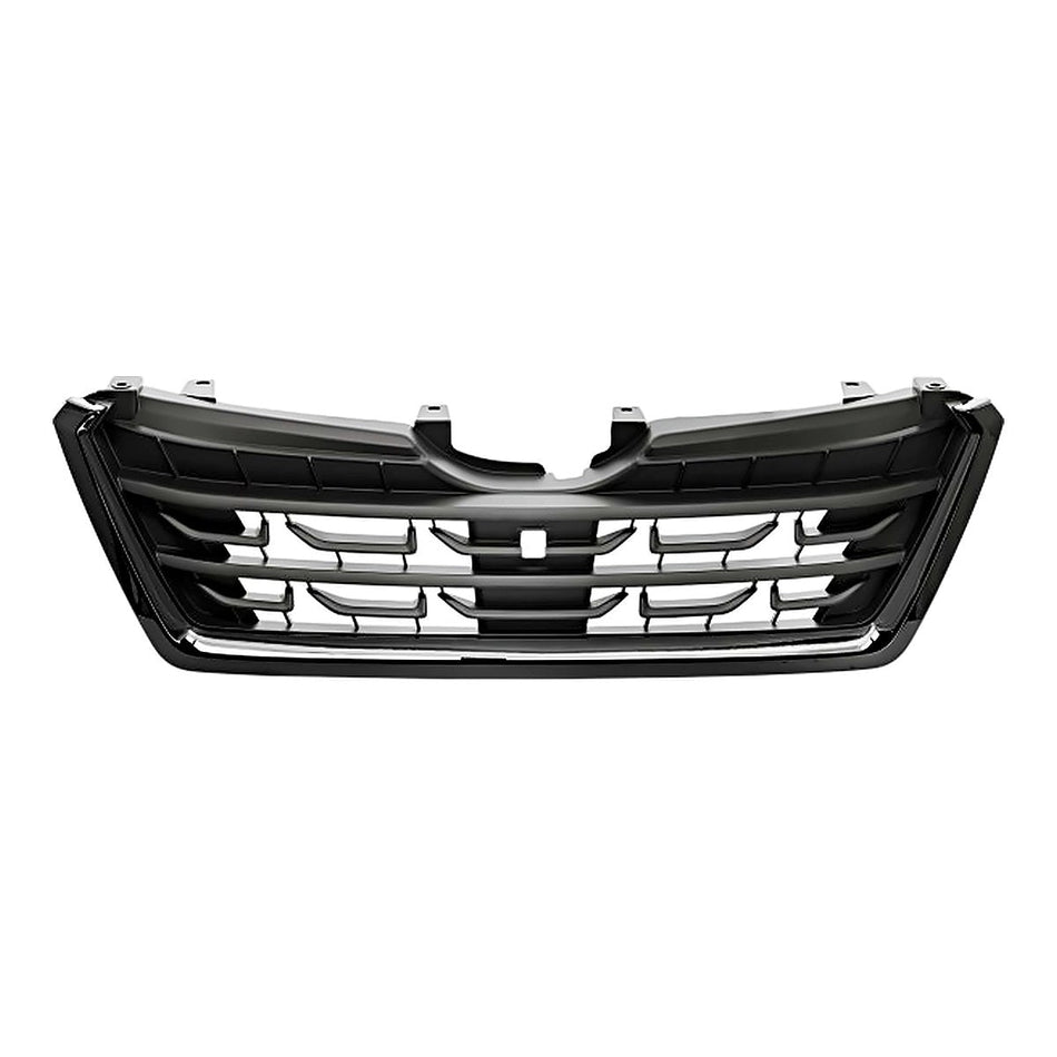 2022-2024 Subaru Forester Grille Front Lower Textured Black With Gloss Black Frontame Exclude Wilderness – Front View (SU1200202)