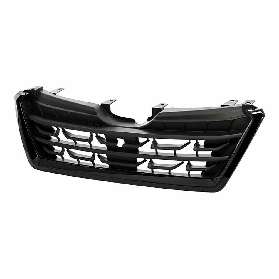 2022-2024 Subaru Forester Grille Front Lower Textured Black With Gloss Black Frontame Exclude Wilderness – Side View (SU1200202)