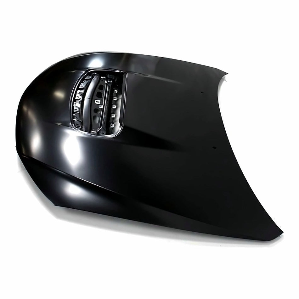 2008-2014 Subaru Impreza Wrx Hood Steel - side angle, Part SU1230135