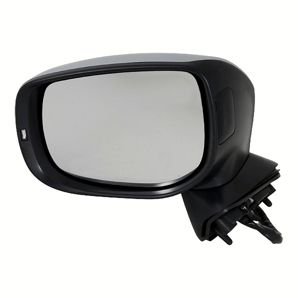 2019-2021 Subaru Forester Door Mirror Driver Side Power Heated Satin Chrome With Signal/Memory/Blind Spot_SU1320173