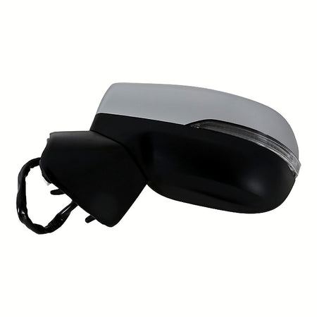 2019-2021 Subaru Forester Door Mirror Driver Side Power Heated Satin Chrome With Signal/Memory/Blind Spot_SU1320173-4