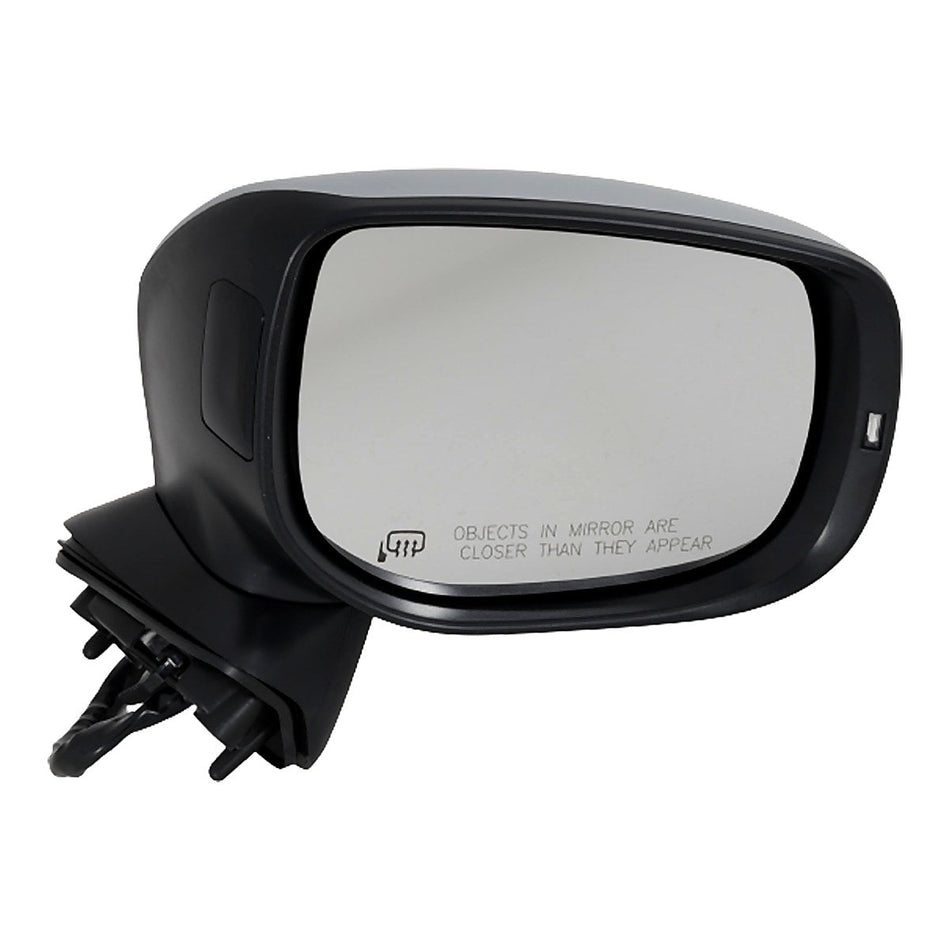 2019-2021 Subaru Forester Door Mirror Passenger Side Power Heated Satin Chrome With Signal/Memory/Blind Spot_SU1321173