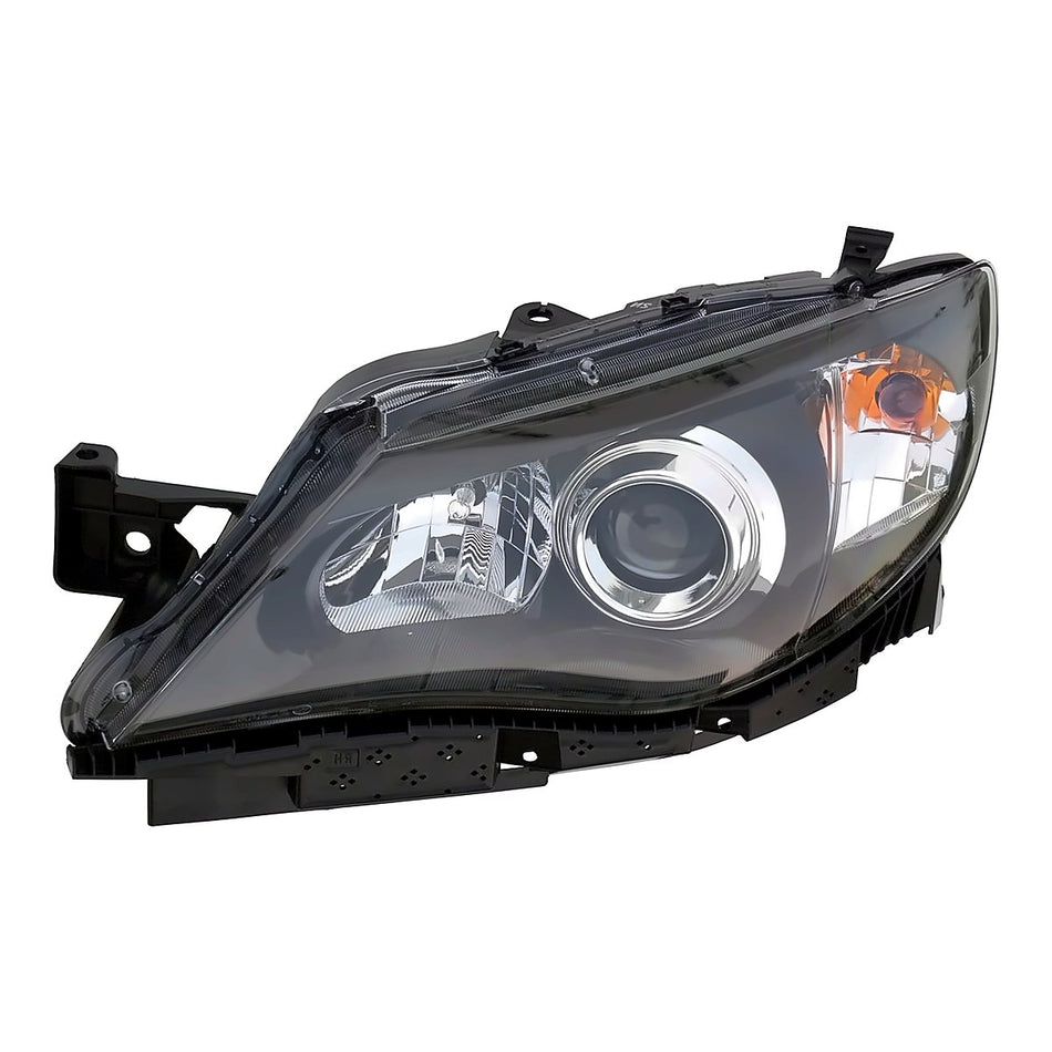 2008-2011 Subaru Impreza Headlight Driver Side Black Halogen – Side View (SU2502125)