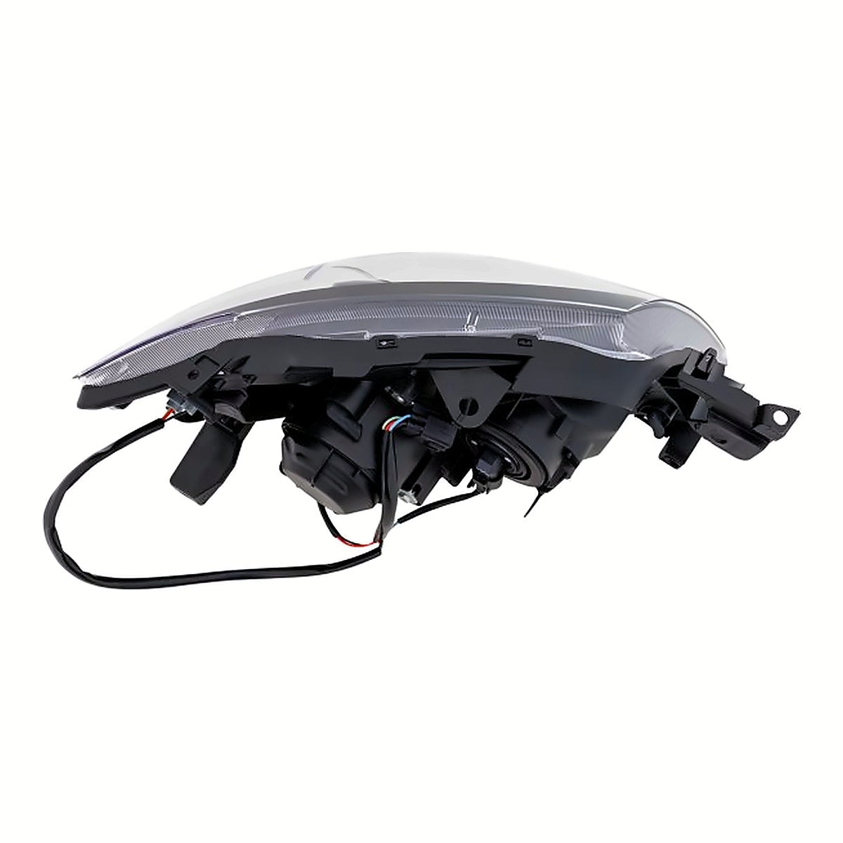 2008-2011 Subaru Impreza Headlight Driver Side Black Halogen – Angle View (SU2502125)