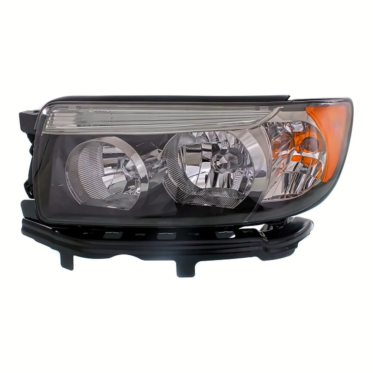 2007-2008 Subaru Forester Headlight Driver Side With Sport Pkg (Black) – Front View (SU2502135)