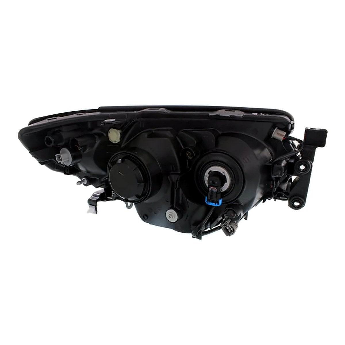 2007-2008 Subaru Forester Headlight Driver Side With Sport Pkg (Black) – Detail View (SU2502135)