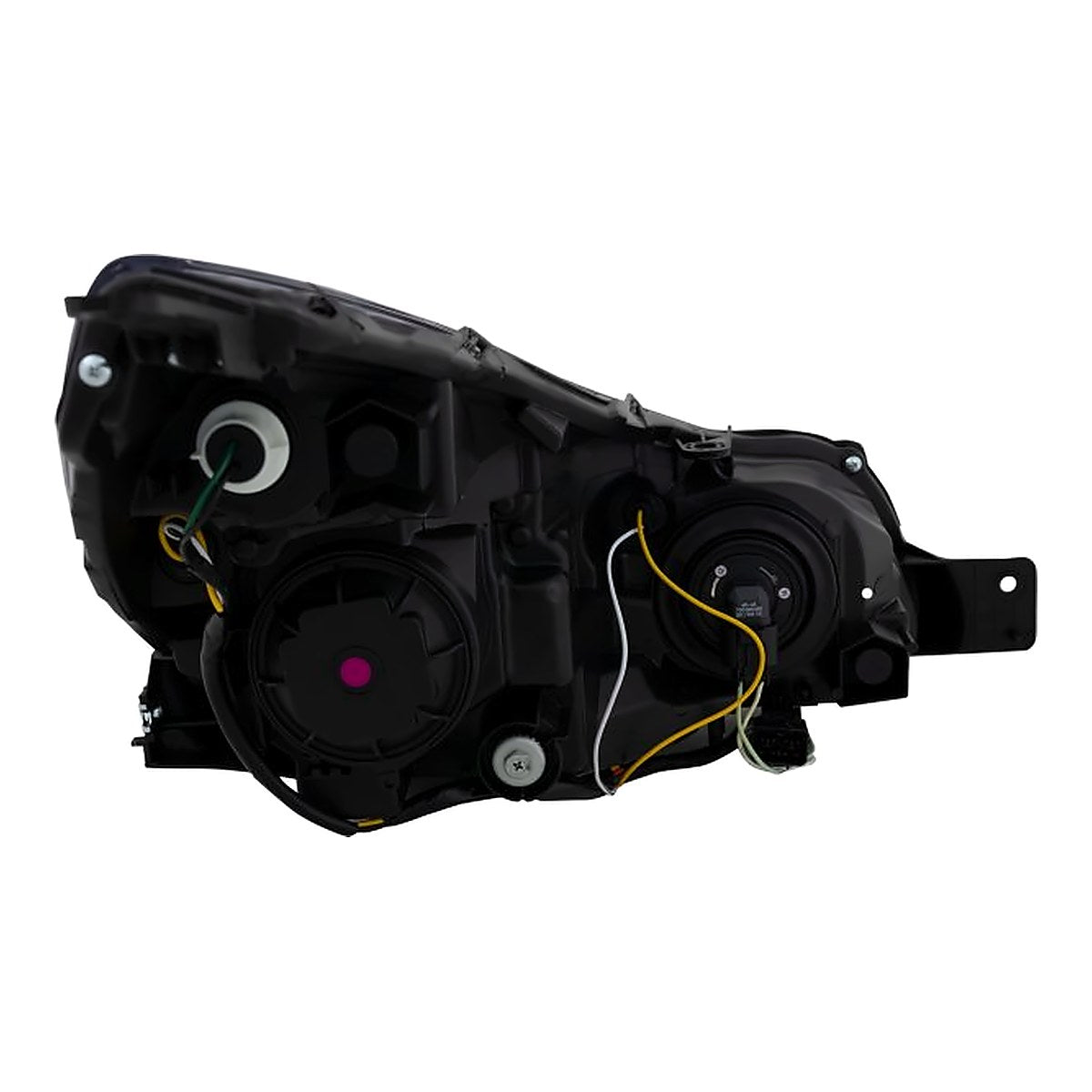 2013-2014 Subaru Legacy Headlight Driver Side With Black Bezel – Back View (SU2502141)