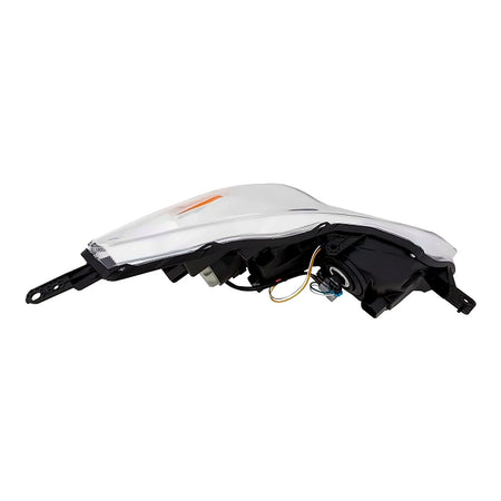 2013-2014 Subaru Outback Wagon Headlight Driver Side With Chrome Bezel – Angle View (SU2502143)