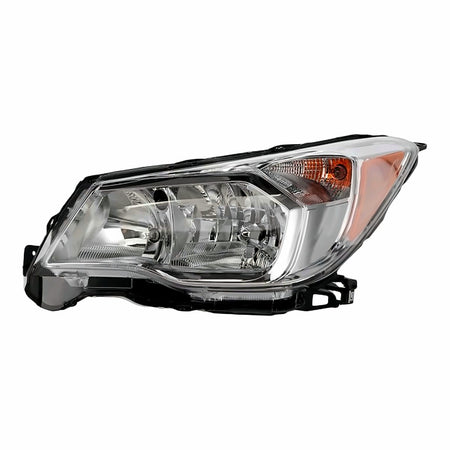 2014-2016 Subaru Forester Headlight Driver Side Halogen 2.5L Chrome Bezel – Front View (SU2502145)