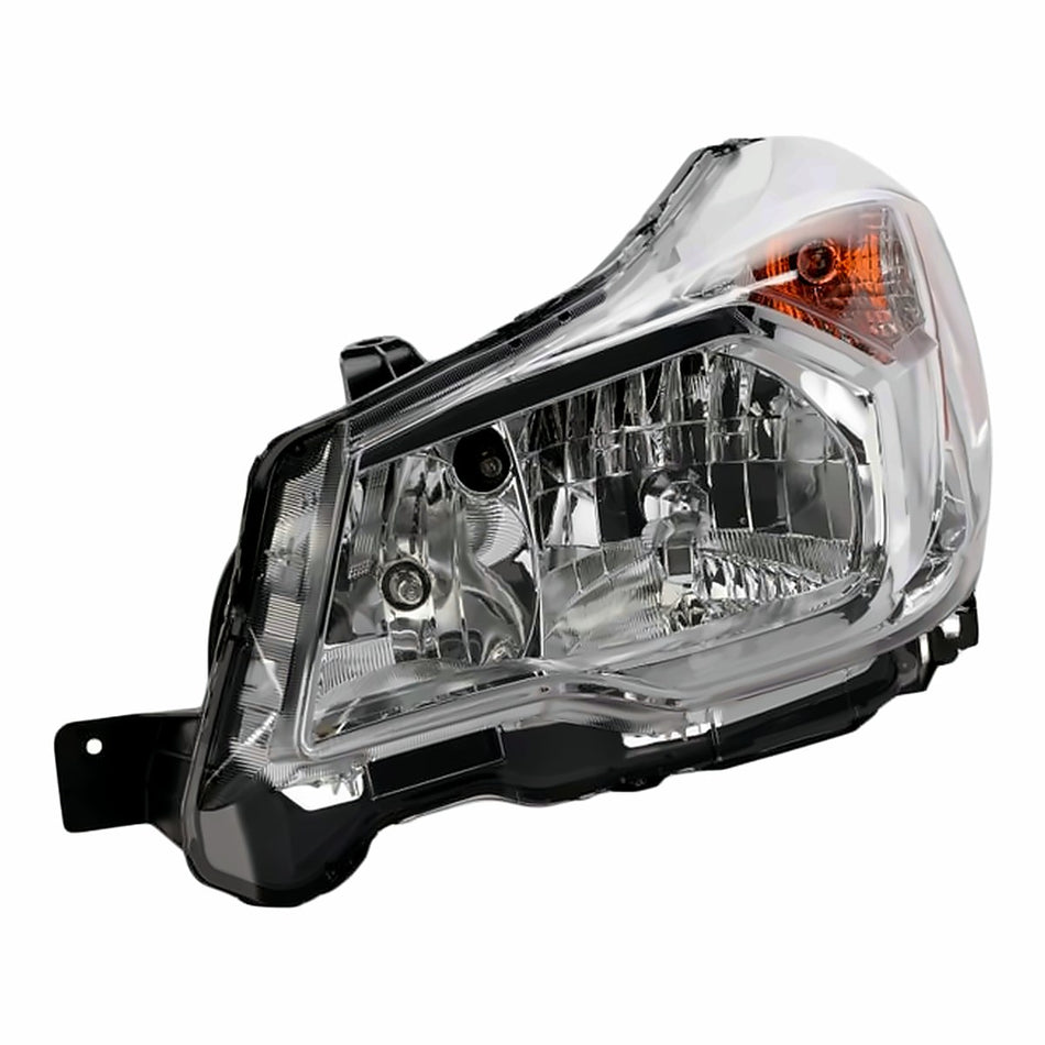 2014-2016 Subaru Forester Headlight Driver Side Halogen 2.5L Chrome Bezel – Side View (SU2502145)