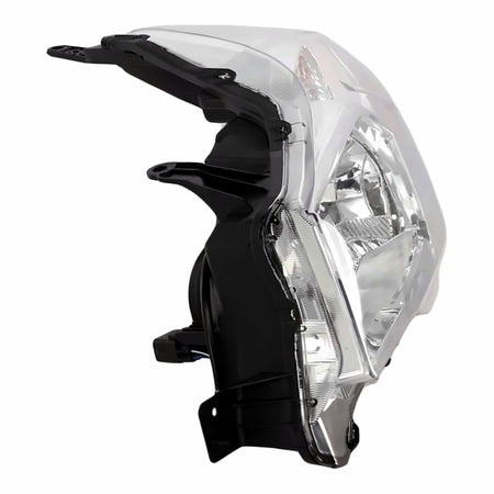 2014-2016 Subaru Forester Headlight Driver Side Halogen 2.5L Chrome Bezel – Angle View (SU2502145)