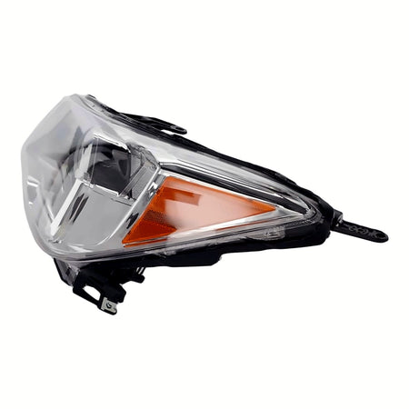 2014-2016 Subaru Forester Headlight Driver Side Halogen 2.5L Chrome Bezel – Installed View (SU2502145)