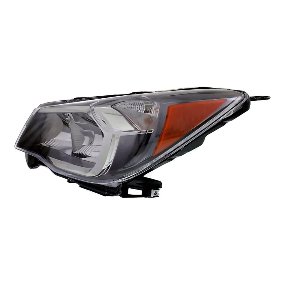 2014-2016 Subaru Forester Headlight Driver Side Halogen 2.0L Gray Bezel – Side View (SU2502146)