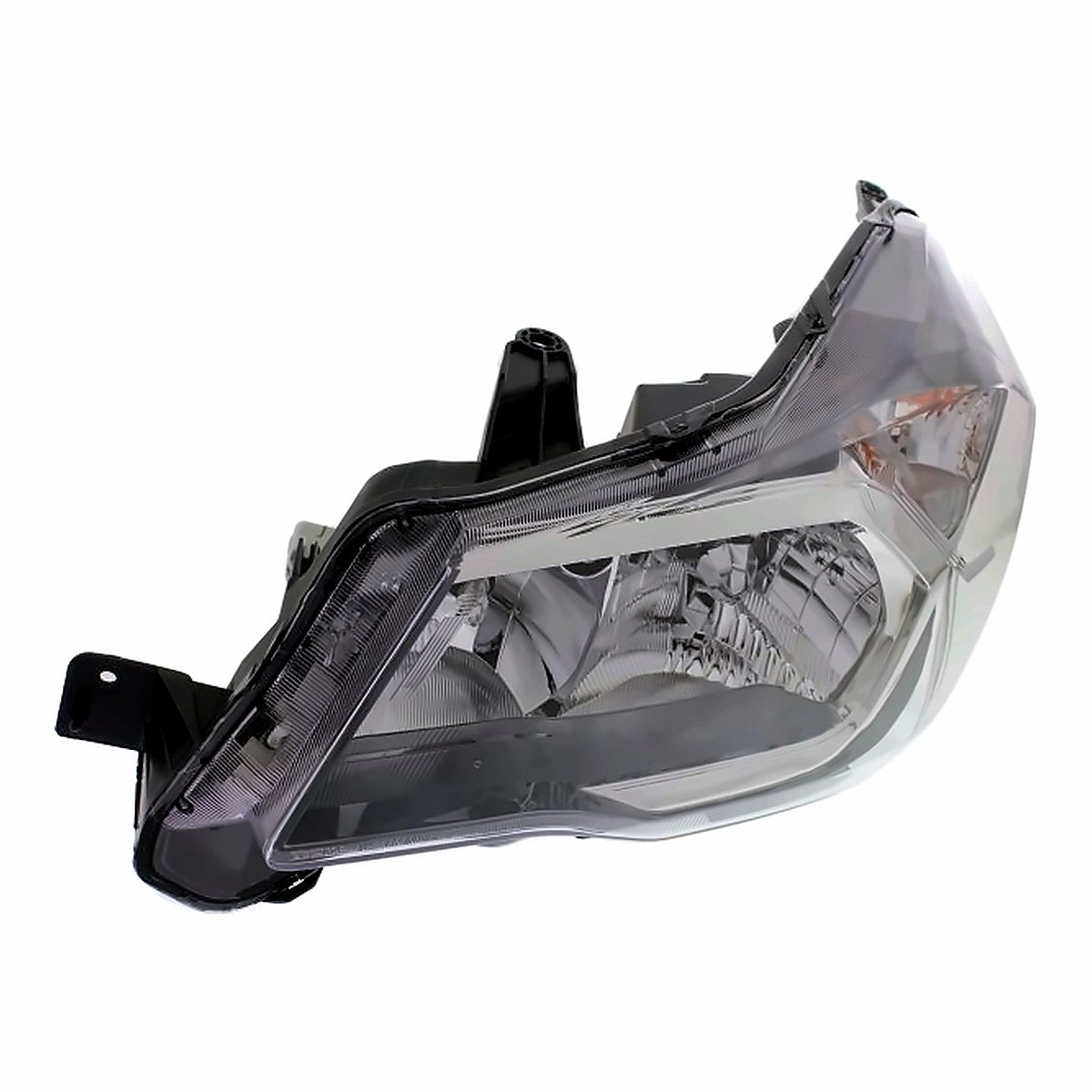 2014-2016 Subaru Forester Headlight Driver Side Halogen 2.0L Gray Bezel – Angle View (SU2502146)