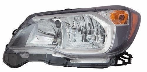 2014-2016 Subaru Forester Headlight Driver Side Halogen 2.0L Gray Bezel 