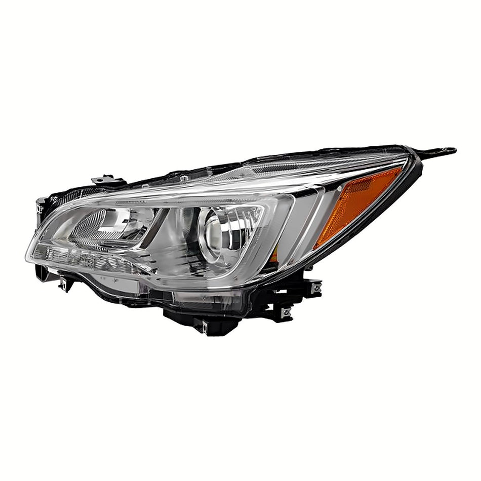 2015-2017 Subaru Legacy Headlight Driver Side Halogen With Chrome Bezel 2.5I Model – Side View (SU2502151)