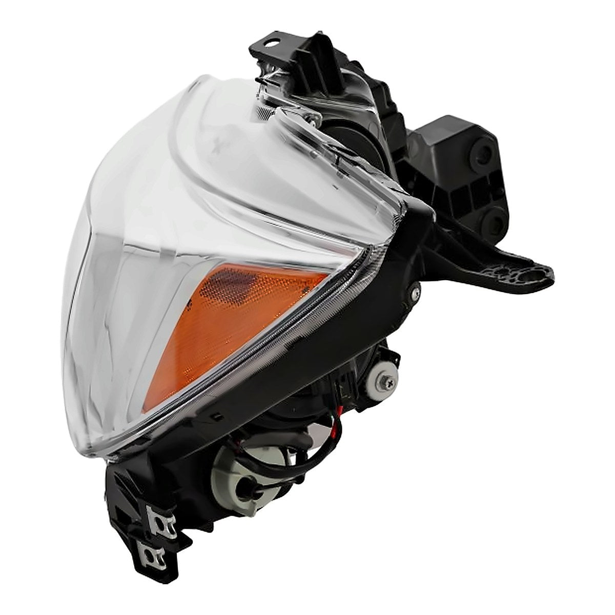 2015-2017 Subaru Legacy Headlight Driver Side Halogen With Chrome Bezel 2.5I Model – Angle View (SU2502151)
