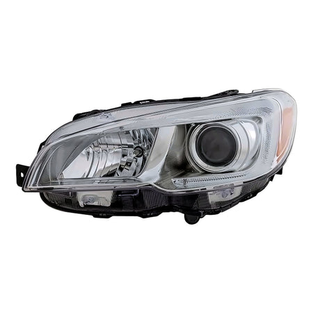 2015-2020 Subaru Wrx Headlight Driver Side Halogen With Chrome Bezel – Side View (SU2502152)