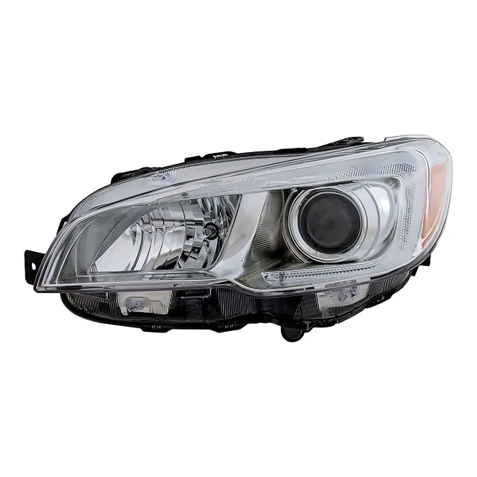 2015-2020 Subaru Wrx Headlight Driver Side Halogen With Chrome Bezel – Side View (SU2502152)