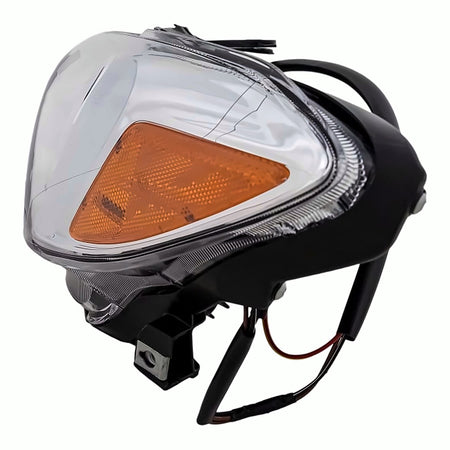 2015-2020 Subaru Wrx Headlight Driver Side Halogen With Chrome Bezel – Angle View (SU2502152)