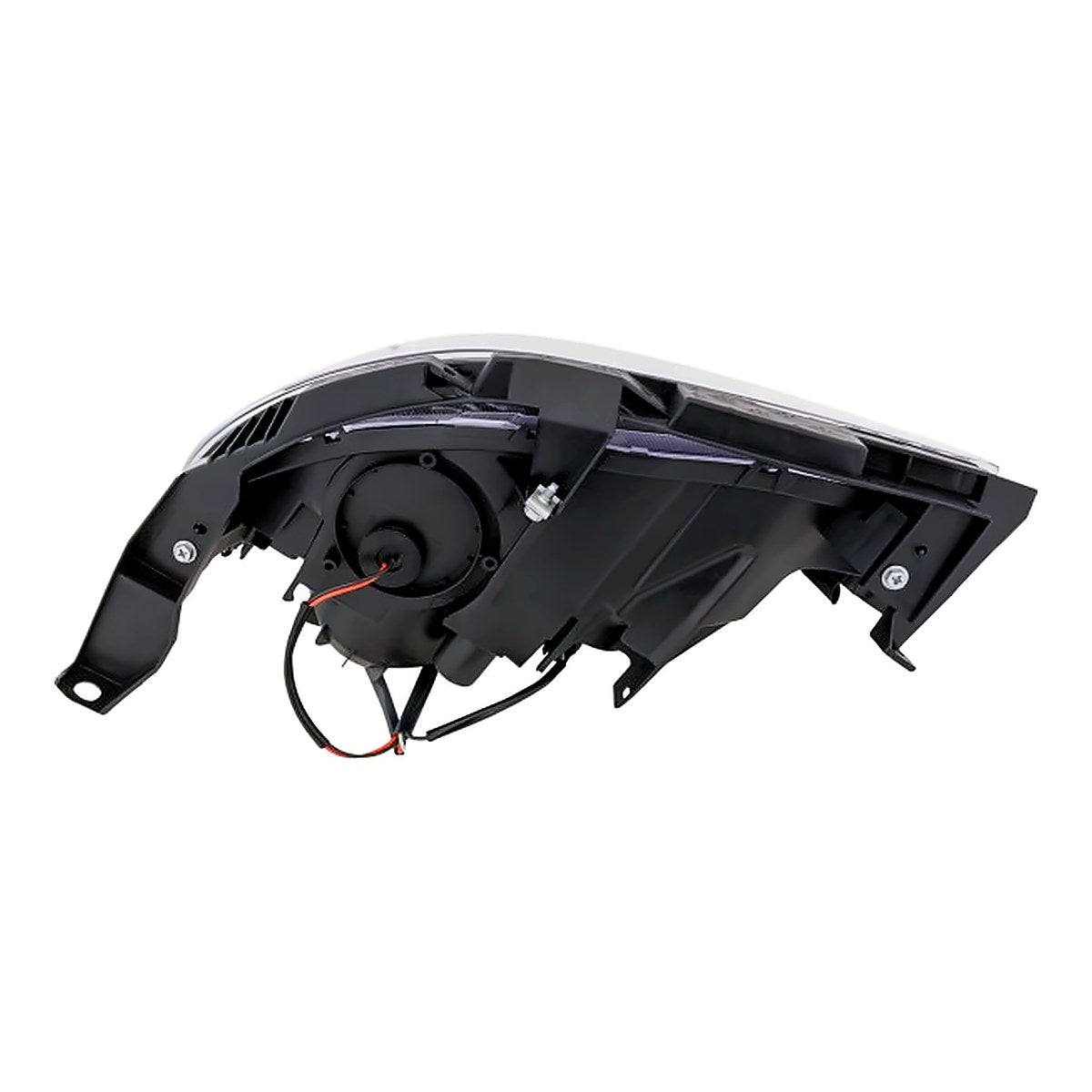2008-2011 Subaru Impreza Headlight Passenger Side Black Halogen – Angle View (SU2503125)